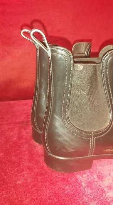 Sztyblety Kalosze Damskie Czarne. Rozmiar 37 !