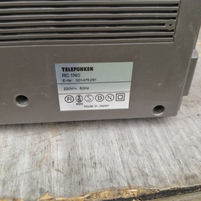 Radio magnetofon kolekcionerski Telefunken