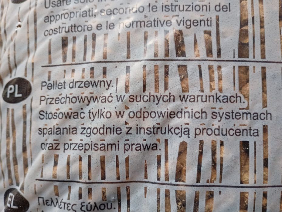 Pellet 6 mm Certyfikat ENplus A1 zgodny z ISO
