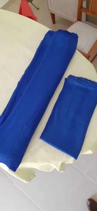 Peça de tecido, azul indigo