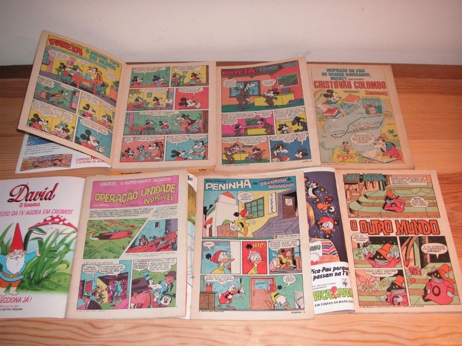 Banda Desenhada Anos 80/90 Pato Donald, Zé Carioca, Zé Colmeia, Pateta