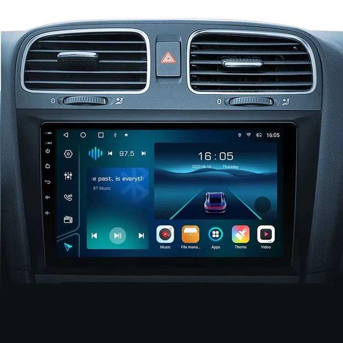Android Магнітола Mekede VW Volkswagen Golf 6 CarPlay GPS WiFi USB