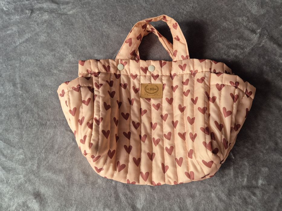 Organizer do wózka La Millou Ortalion Heratbeat Pink