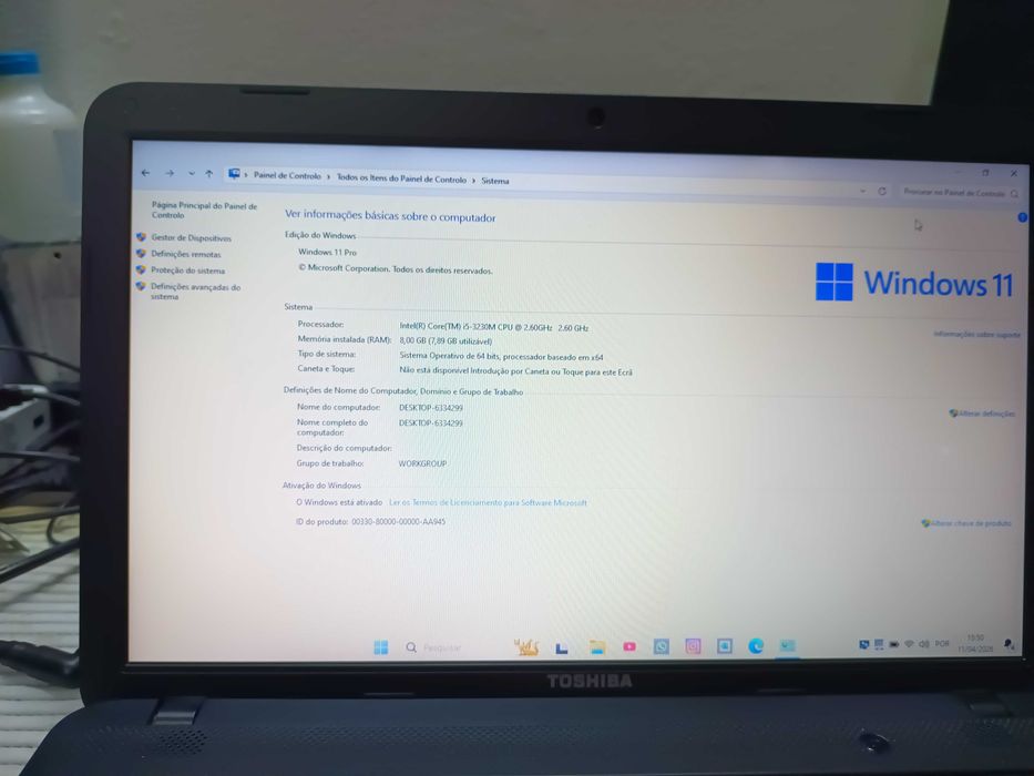 Vendo Notebook Toshiba recondicionado