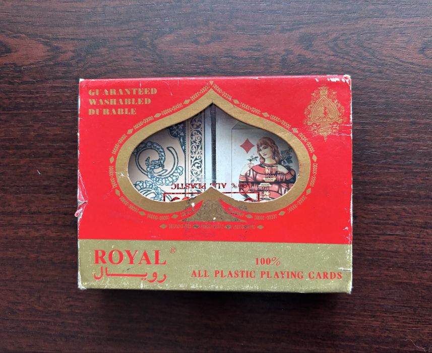 Ретро гральні карти Royal (54 карти, пластик)