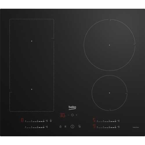 Płyta indukcyjna Beko  Możliwość montażu na równi z blatem Moc przyłączeniowa: 3600 W
