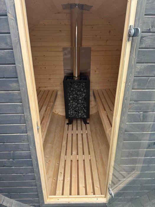 Sauna ogrodowa beczka 2mb ZRÓB TO SAM !!!