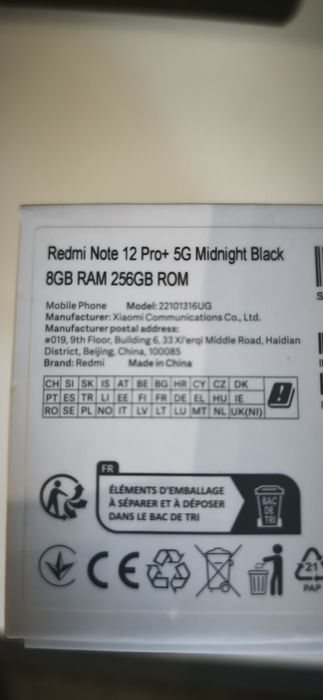 Xiaomi Redmi note 12pro+