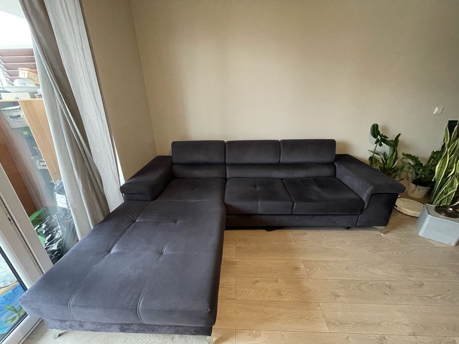 Naroznik z funkcja spania Selsey Mikkara. Jakosciowy material.Jak nowy