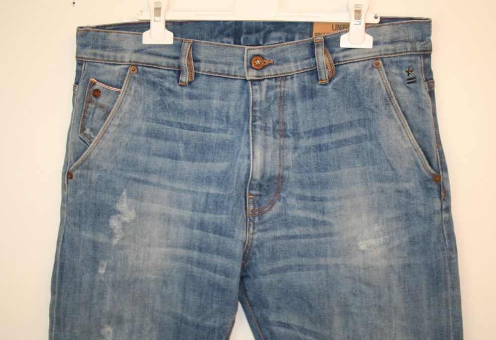 Spodnie męskie Jeansy, 100% Bawełna Rozmiar W33 UNIFORM