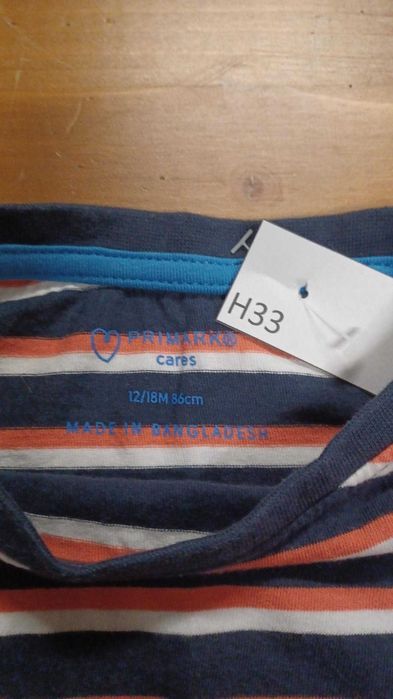 H/33 Bawełniana bluzeczka dziecięca Primark  r. 86