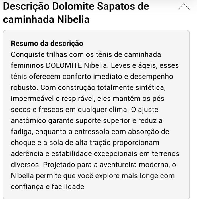 Calçado trekking