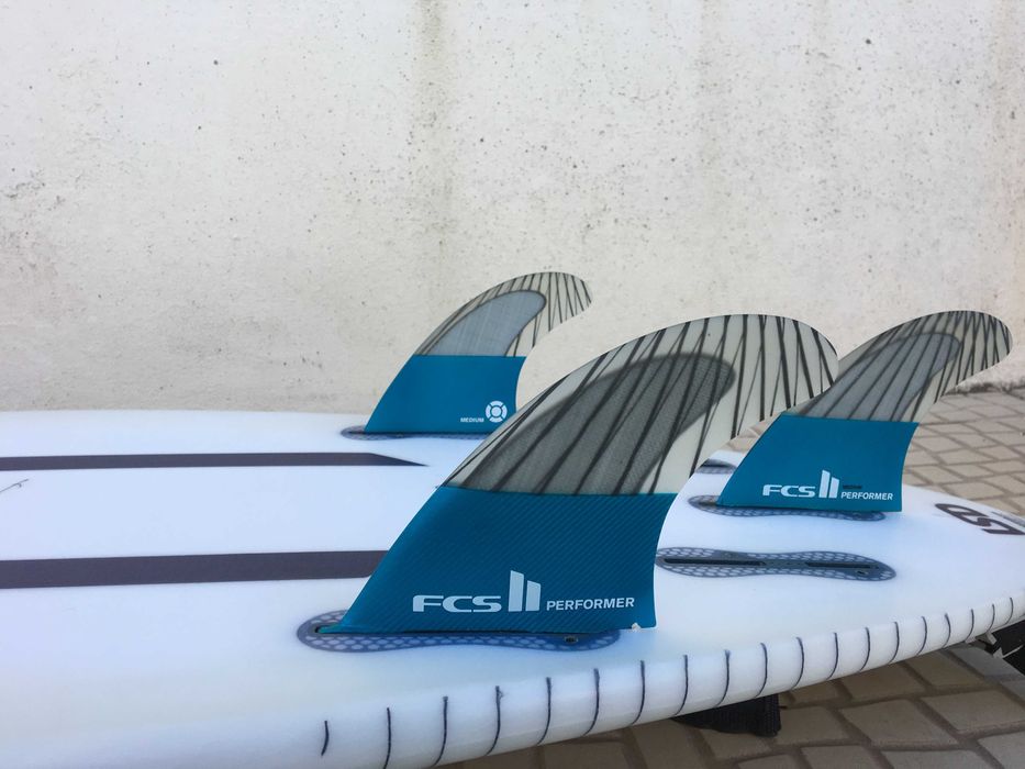 Shortboard 5’11” – CHUBBY CHEDDA by LSD – Como nova + pack completo ...