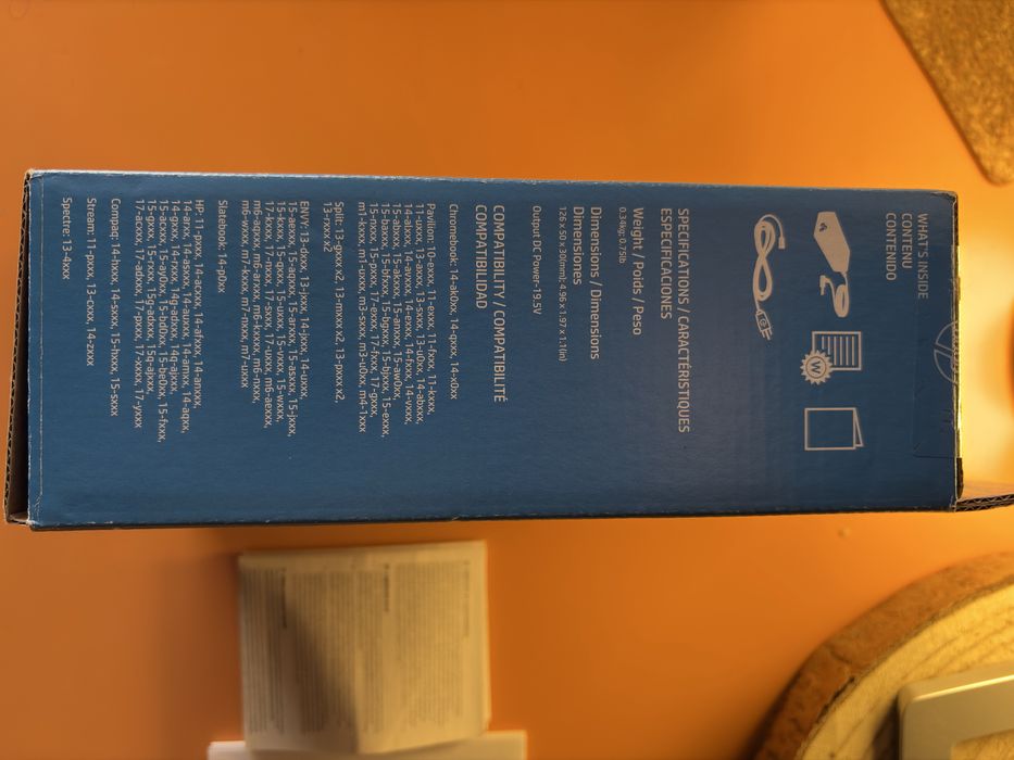 Hp Carregador AC Adapter 90W (ponta azul)