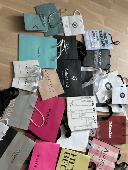 Подарочные пакеты kilian pandora gepur layra ashley pinko marccain