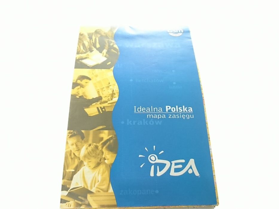 Idealna Polska. Mapa Zasięgu Idea | stan dobry