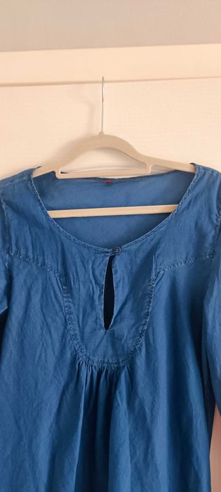 Bluzka tunika denim