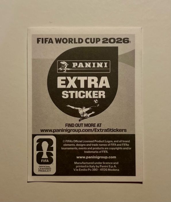 EXTRA stiker mundial 2026  - Cody Gakpo - Dourado