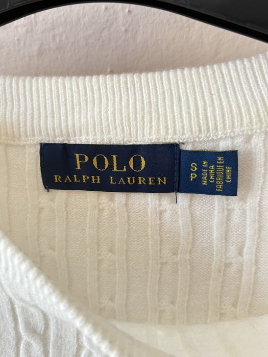 Camisola branca da Polo Ralph Lauren