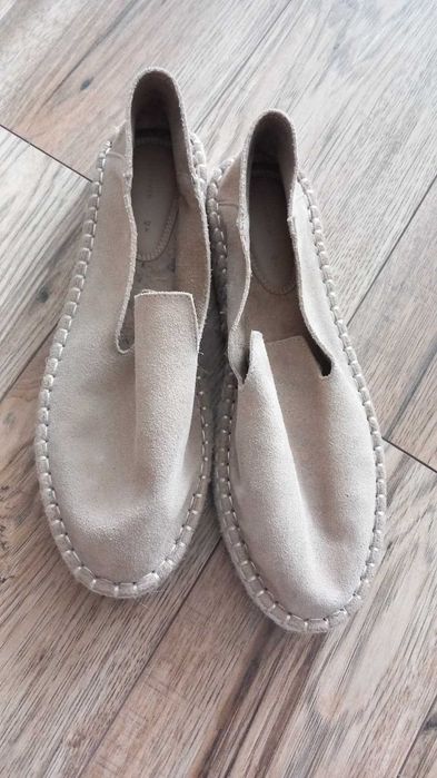 Espadryle Reserved zamszowe beżowe r. 42