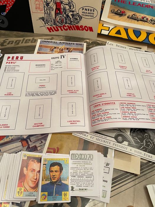 caderneta Panini México 70