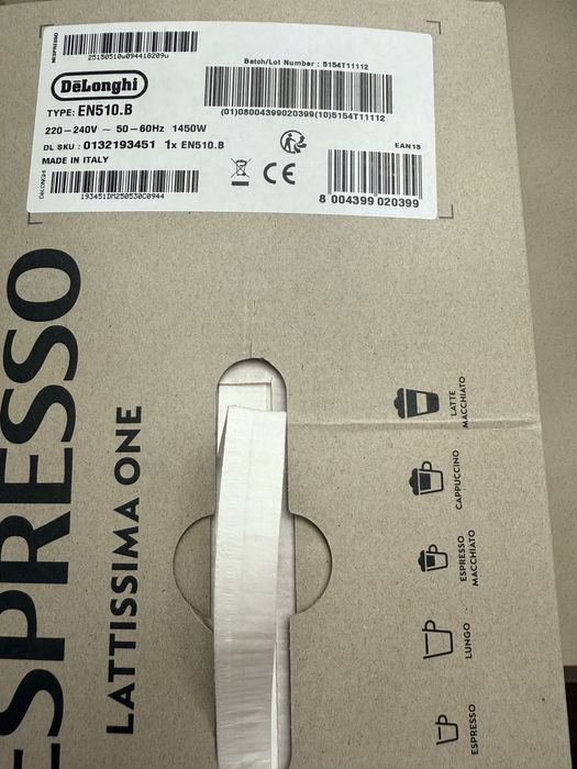 Ekspres na kapsułki DeLonghi Lattissima One