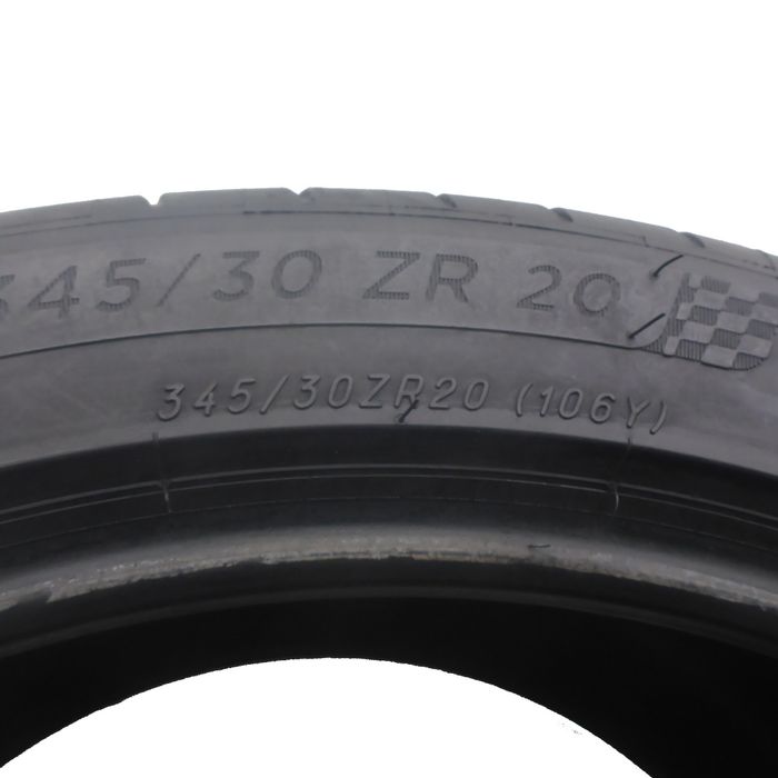 345/30/20 Michelin 345/30ZR20 106Y Pilot Sport 4 S Lato 2017 6mm