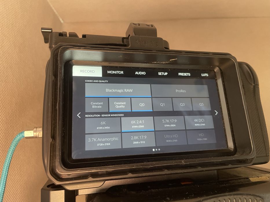 6k Blackmagic Cinema Pocket 6k EF + tilta small rig