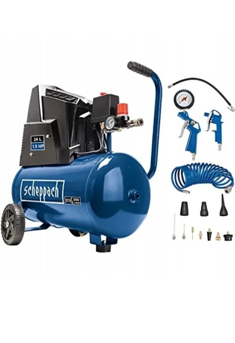 Wielofunkcyjny Kompresor Sprężarka Bezolejowy HC30o 24L 8B 1,1 kw