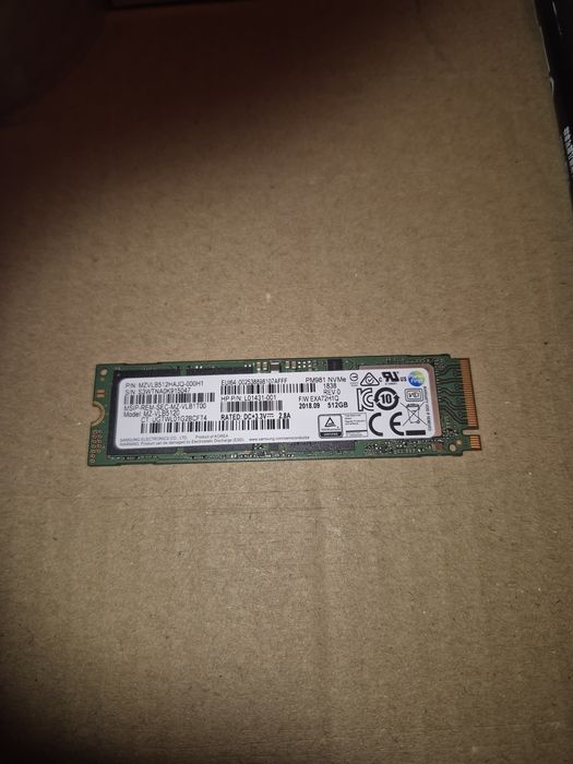 Dysk ssd M2nvme 512GB Samsung z Windows 11Pro