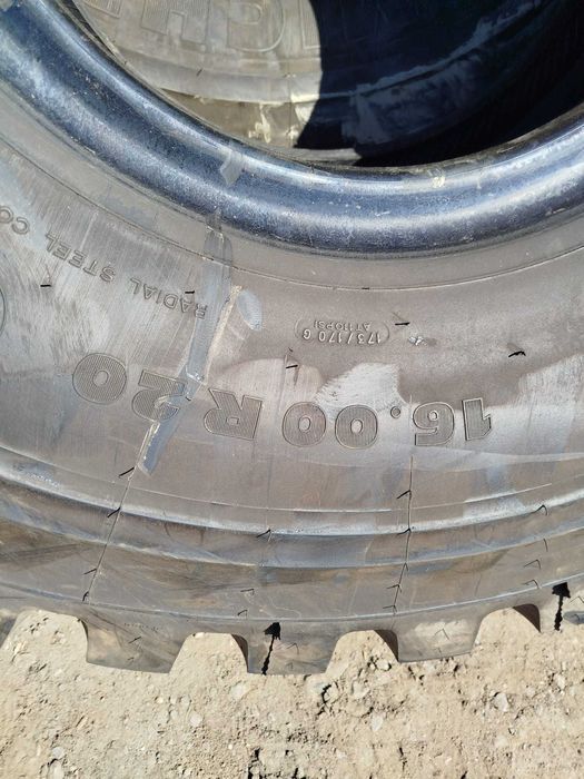 Opony przemysłowe 16.00R20 Michelin XZL