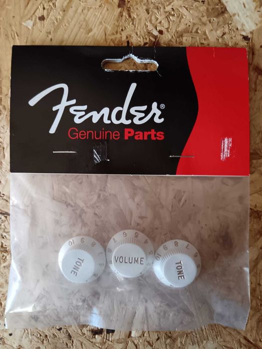 Fender Volume & Tone Knobs Set White