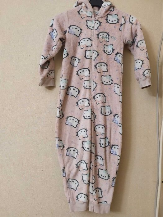 Спальник-Человечек "Китти" девочке 5/6 лет, р-110/116