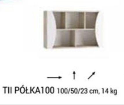 Łóżko i półka Tenus