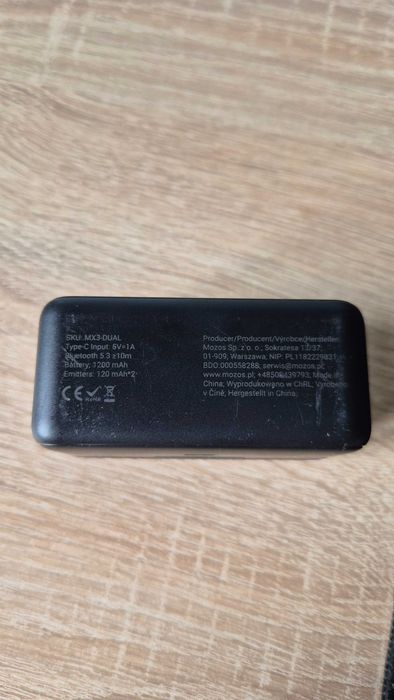 Mozos MX3-DUAL mikrofony bezprzewodowe 2.4GHz Bluetooth 5.3 redukcja szumów USB-C TX RX dla twórców zestaw