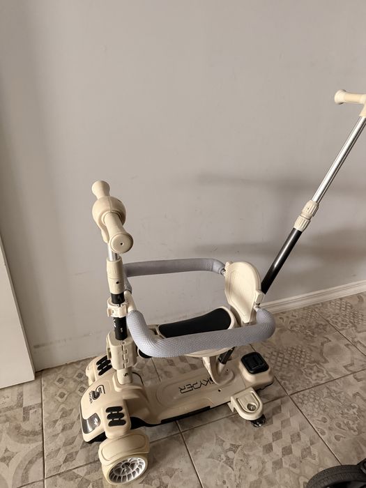 Самокат 5в1 Skyper в бежевом цвете