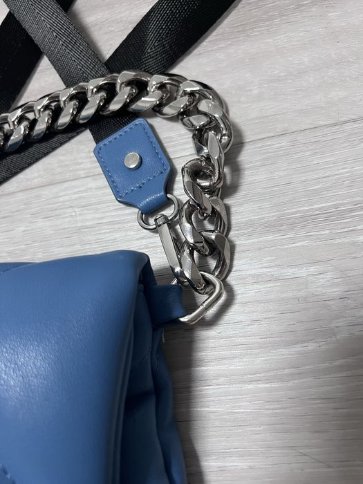 Сумка Stradivarius синя жіноча