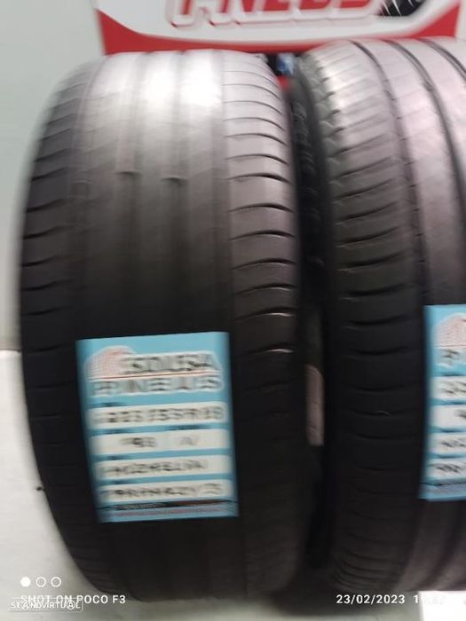 2 pneus semi novos 225-55r18 michelin - oferta dos portes