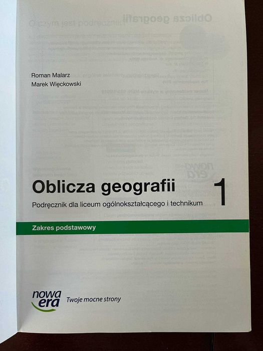 Oblicza geografii 1 - podręcznik do geografii