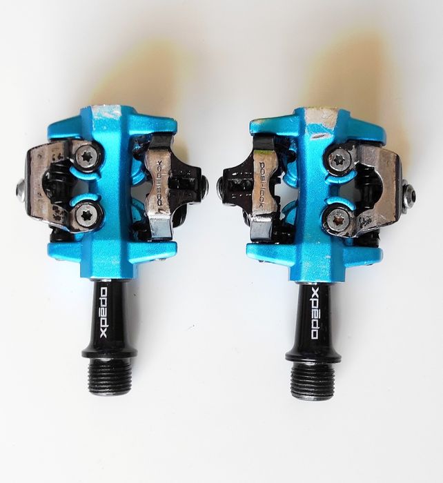 Pedały rowerowe SPD MTB Gravel Xpedo CXR XMF-10AC black/blue 294g