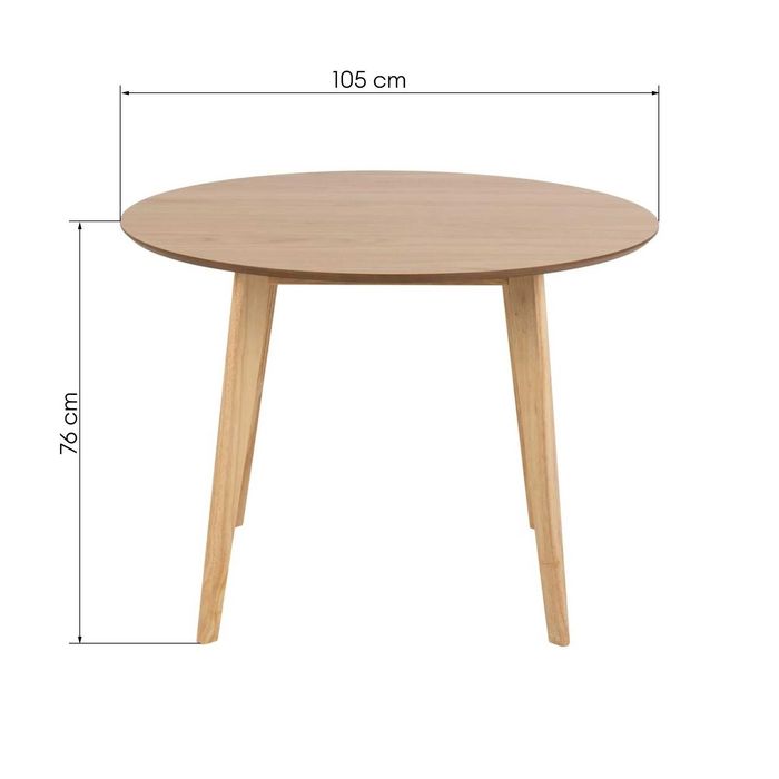 ZZ2811 - Stół do jadalni Roxby 105 cm dąb