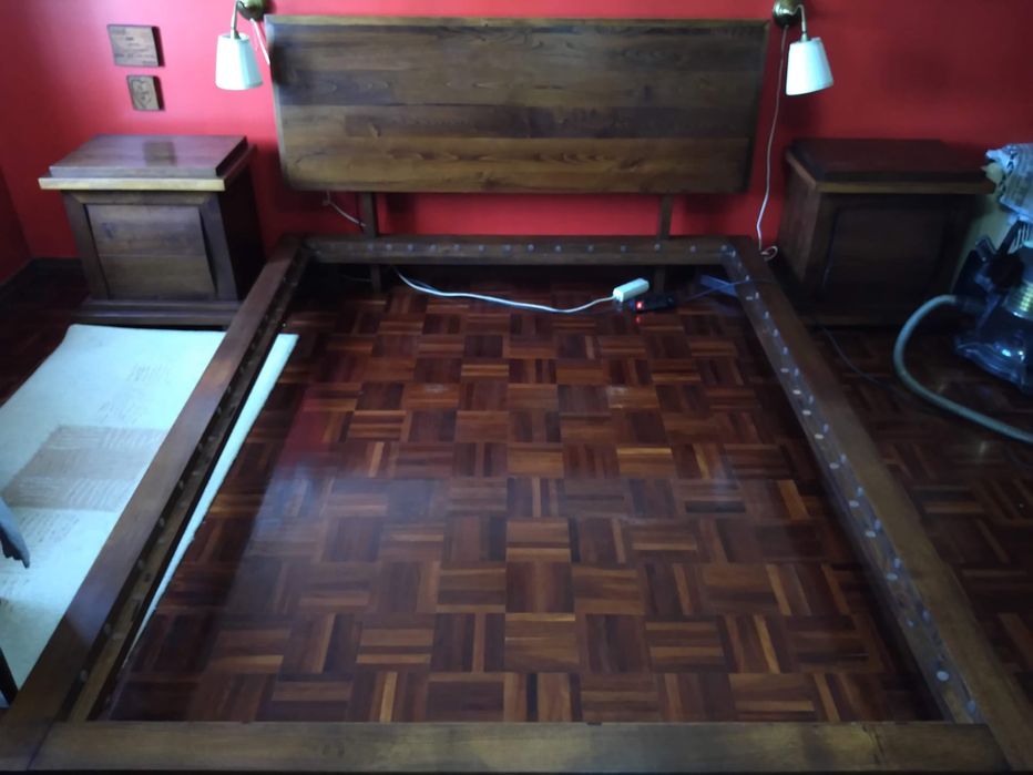 Vendo conjunto cama + estrado