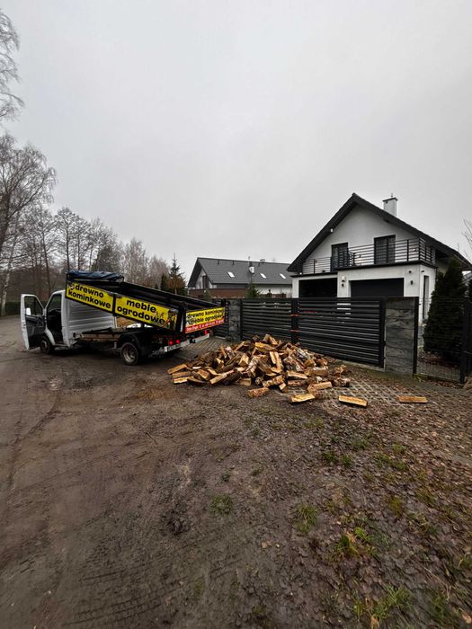 Drewno kominkowe DĄB/BRZOZA/SOSNA | Transport | Układane | 350 zł
