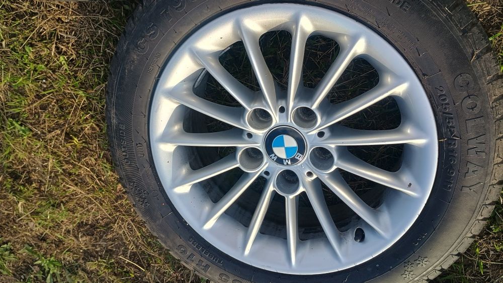 Alufelgi BMW 5x120 16' z oponami zimowymi 205/55
