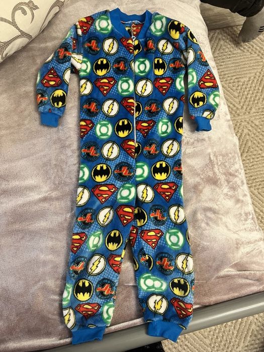 Комбінезон, піжама для хлопчика теплий пухнастий на 4 років