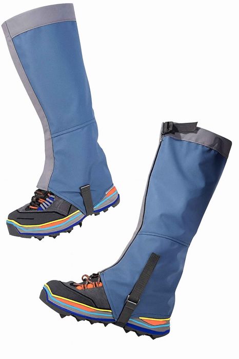 WOQI Ochraniacze na Buty TREKKING Stuptupy Uniwersalne BLACK