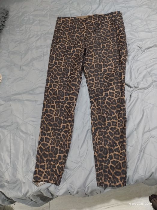 Spodnie damskie w panterkę