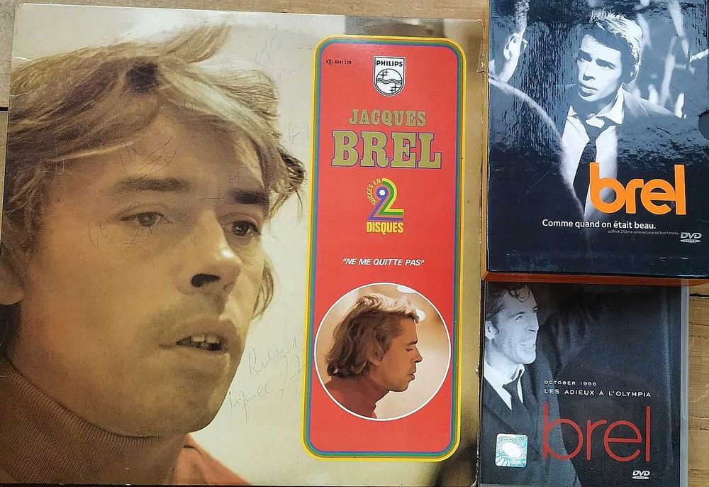 Jacques Brel - zestaw płyt CD + DVD + winyl podwójny