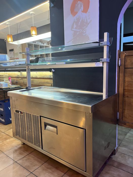 PT: Bancada Refrigerada / Móvel Buffet Frio Inox (Consenso) para Hotelaria  EN: Stainless Steel Refrigerated Display Counter / Cold Buffet (Consenso)
