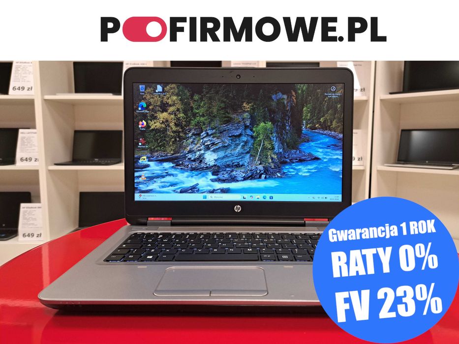 Tani 14" Laptop HP ProBook 640 G2 i5 8GB Win11 256SSD Kamera VGA USB-C